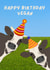 Vegan Birthday Card created by Chortle Cards