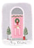 Pink Front Door Christmas Wishes created by Samantha