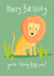 Awesome Lion Kids Birthday Card created by Big Pencil Prints