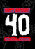 Punk, rock or metal – Rock hands 40th birthday card – 40 and still moshing created by RockIt Designs