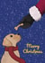 Cute Christmas Card - Golden Labrador Dog created by @Cupsie's Creations