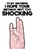 Funny but rude birthday card for a shocking girlfriend created by Blind Faith