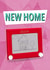 Etch-A-Sketch Themed New Home Card created by Knee Deep In the 90s