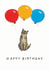 Cute Birthday Card for the Cat loving person in your life created by Have a Gander