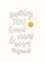 Typographical Best Wishes Sunshine Card - Sending You Good Vibes and Best Wishes created by Delightfully Chaotic Co