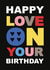 Harry Style Tour Birthday Card - Love On Your Birthday created by han print