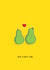 We're A Perfect Pear Card | Birthday, Anniversary, Valentines, Cute, Funny. created by Tommy-Lee Gale