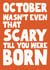 Funny birthday card for your October - born friend - Halloween Birthday created by Pickled Prints