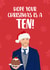Funny Erik Ten Hag Christmas Card for Him created by The Cake Thief