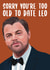 Funny Leonardo DiCaprio Birthday Card created by AbiGoLucky