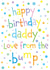 Sweet and spotty Birthday Card for Daddy from the bump! created by size3art