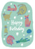 Happy Birthday // Cute Cat Card created by Lucy Bromilow