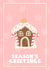 Kitsch Christmas Gingerbread House Bauble - Pretty Christmas Card For Her created by This Gal Designs