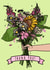 Thank You Bunch Of Flowers Card For Family Or Friends created by The Modest Lobster