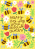 Bee happy birthday card created by Nikki Miles