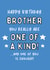 Funny Brother Card - Happy Birthday Brother created by Gobbygifts