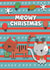 Cute cat, kitten Christmas card - Meowy Christmas created by Prints With Personality