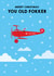 Say Merry Christmas to the 'Old Fokker' in your life. created by LOVEDAY DESIGNS on Thortful