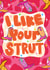Quirky cowboy boot card - I like your strut created by Hey Cutie
