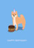 Cute Shiba Inu Happy Birthday Card - Dog lover created by sarinyaprints
