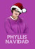 Phyllis Navidad - The Office-Inspired Funny Christmas Card for Friend, Mum, Dad created by BlackSheep Designs