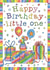 Cute Birthday Card For A Little One – Tiny Mouse – Happy Birthday Little One created by Helen Morgan Illustration