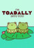 I'm Toadally Into You - Cute Toad Anniversary or Love Card for Significant Other created by Tiny Bee Cards