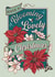 Floral Christmas Card - Poinsettia and Narcissus Christmas Flowers created by Angie Spurgeon