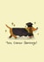 Clever Sausage exam results - graduation - dachshund Card created by Faye Finney