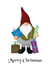 Cute Gnome Merry Christmas Card created by Laver Illustration