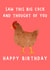 Big Cock FUNNY Birthday Card created by Char's Designs
