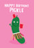 Happy Birthday Pickle Gherkin Card created by Lucy Maggie Designs
