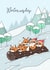Cute and Fun Christmas Fox card! created by Evie Garnett Designs