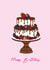 Happy Birthday Cake Card Happy Birthday Card created by Roshni Desai & Things