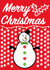 The Merry Christmas Snowman created by Bad Bunny Designs
