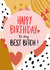 Fun Birthday Card to send to your Best Bitch created by Alice Piper