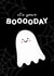 It's Your Booooday | Cute Ghost Birthday Halloween Card created by Jess Shah