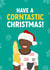 Funny Corn Kid Christmas Card - Corntastic Christmas created by The Cake Thief