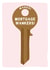 Rude New Home Card - House Key - Wahoo Mortgage Wankers! created by Gem Draws Stuff