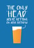 Joke birthday card for him - Beer - Alcohol - Rude card for man created by Cookie Design