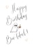 Funny Halloween ghost birthday card - Happy birthday boo-tiful! created by Tracy Ho