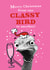 Funny Bird Classy Bird Friend Christmas Card created by Pink wink