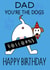Fun and cheeky dog card to let your dad know he's the top dog on his Birthday created by HoldTheGate Designs