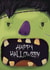Spooky & Funny Halloween Card - Happy Halloween - Scary & Cute Frankenstein created by Gravn Media