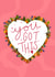 Pretty Motivational Card for Friend - Flowers, Heart and Bees - You Got This created by Hey Cutie