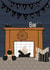Cozy Fireplace Happy Halloween Card created by Walking In Wildflowers