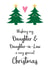 Gay LGBTQ Christmas card for very special Daughter & Daughter-in-Law from Parent created by Hello Fridays Studio