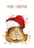 Splatter Guinea Pig Merry Christmas created by Splatterworks