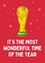 Funny Christmas Card for England Football Fan - World Cup Christmas created by SurelyThatsACard
