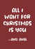 All I want for Christmas created by Absolutely Bananas Co.